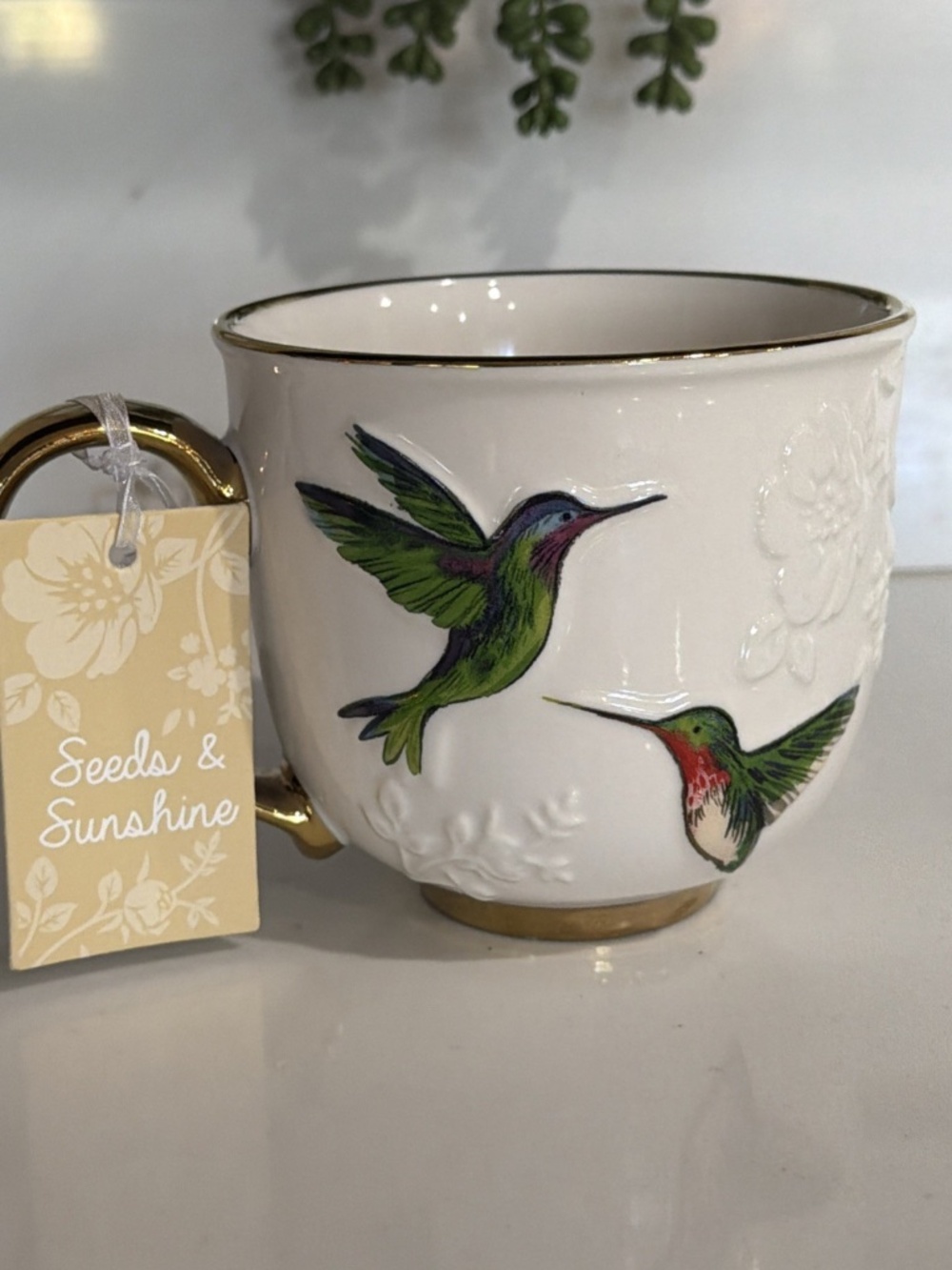 Seeds & Sunshine Hummingbird Mug